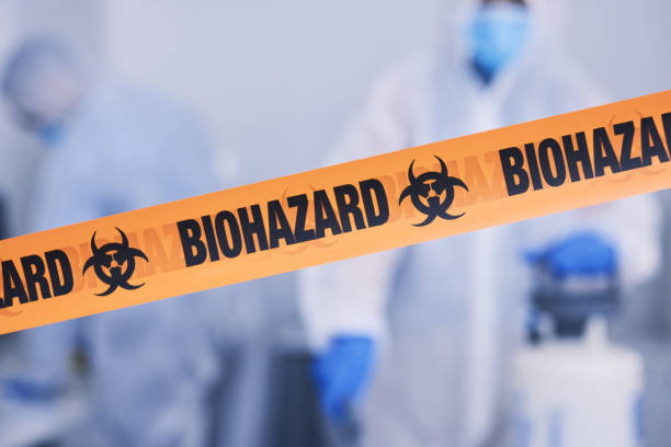 Professional Blood Cleanup technician working in Oldham, SD
